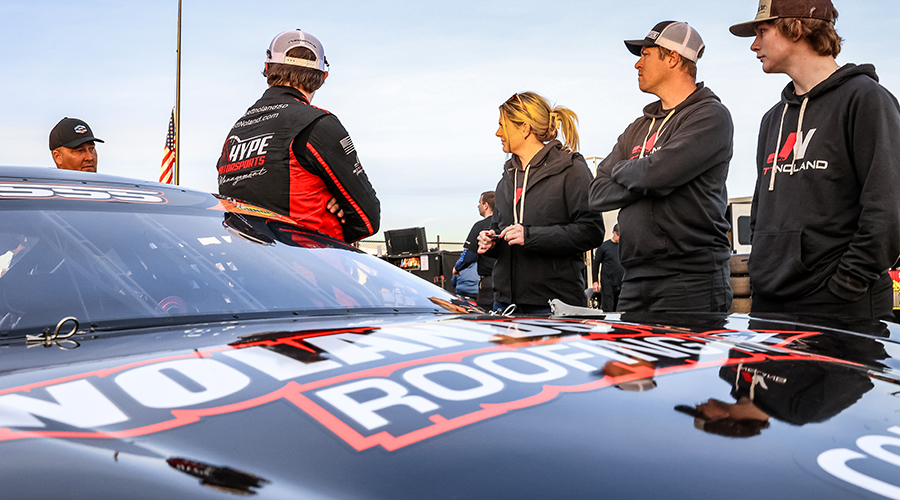 Jett Noland and his team at Cordele Speedway during Speedfest 2025