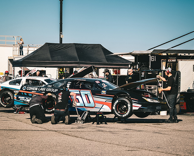 Jett Noland's car ready for Super Fest 2025