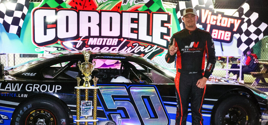 Jett Noland win's big with at the Cordele Motor Speedway